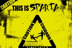 abstract, 300,  movie , Sparta, Signs, Caution