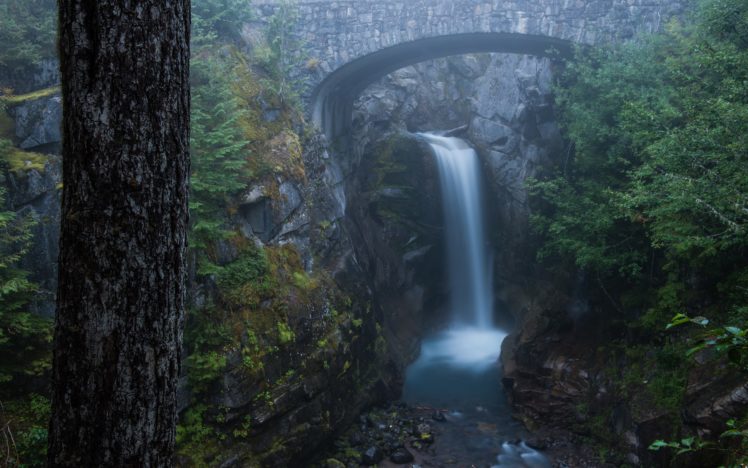 water, Nature, Trees, Waterfalls HD Wallpaper Desktop Background
