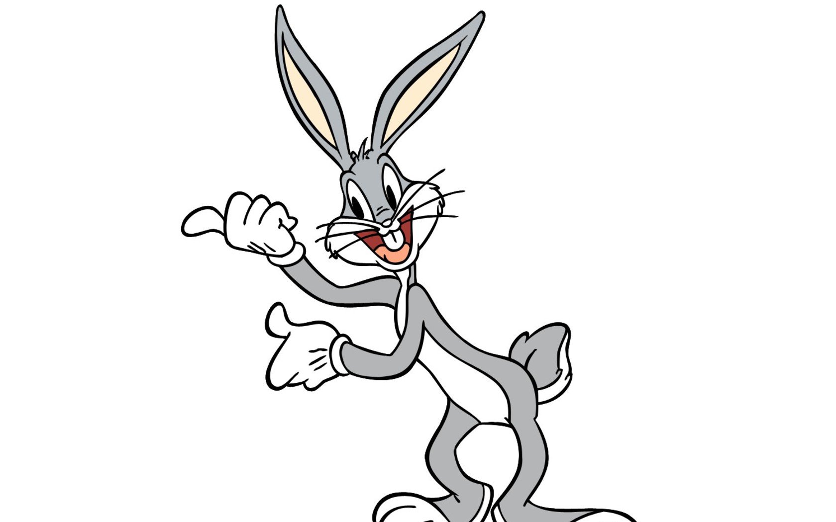 bugs, Bunny, White, Background Wallpaper