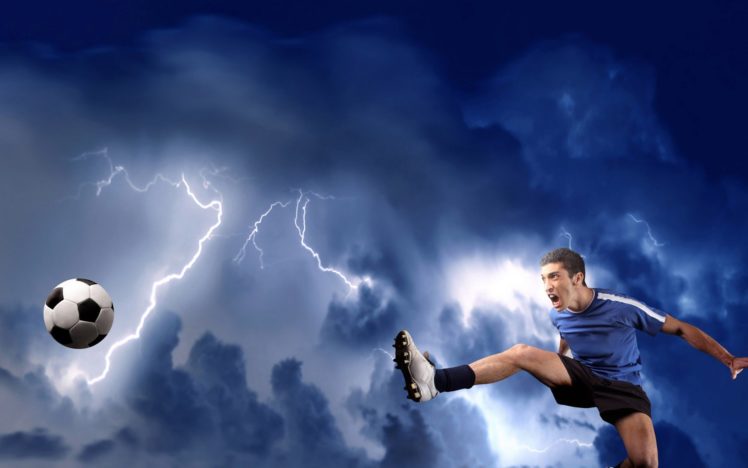 storm, Soccer, Balls HD Wallpaper Desktop Background