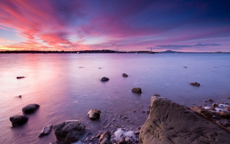 sunset, Landscapes, Nature, Sea HD Wallpaper Desktop Background