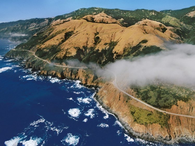 california, Highways, Aerial, View HD Wallpaper Desktop Background