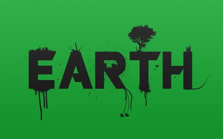 text, Earth, Typography, Simple, Background, Green, Background HD Wallpaper Desktop Background
