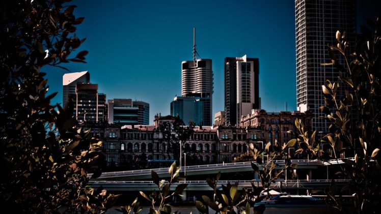 cityscapes, Buildings, Brisbane, Australia HD Wallpaper Desktop Background