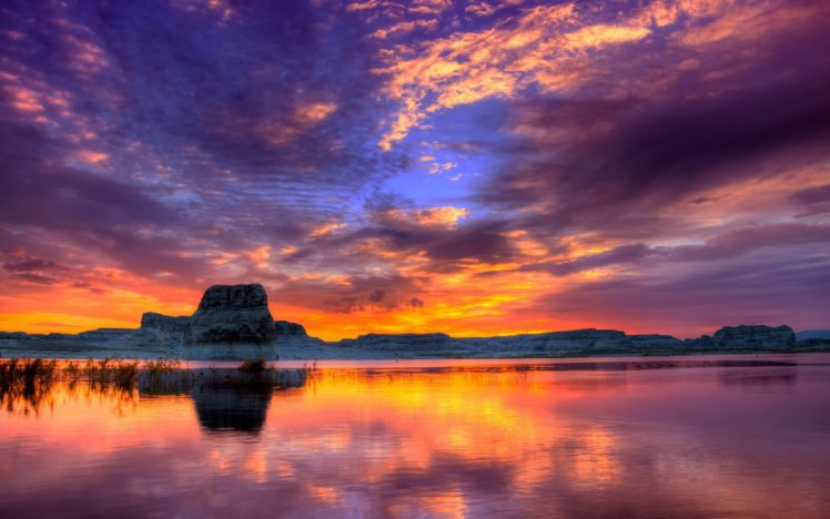 sunset, Landscapes, Nature, Hdr, Photography HD Wallpaper Desktop Background