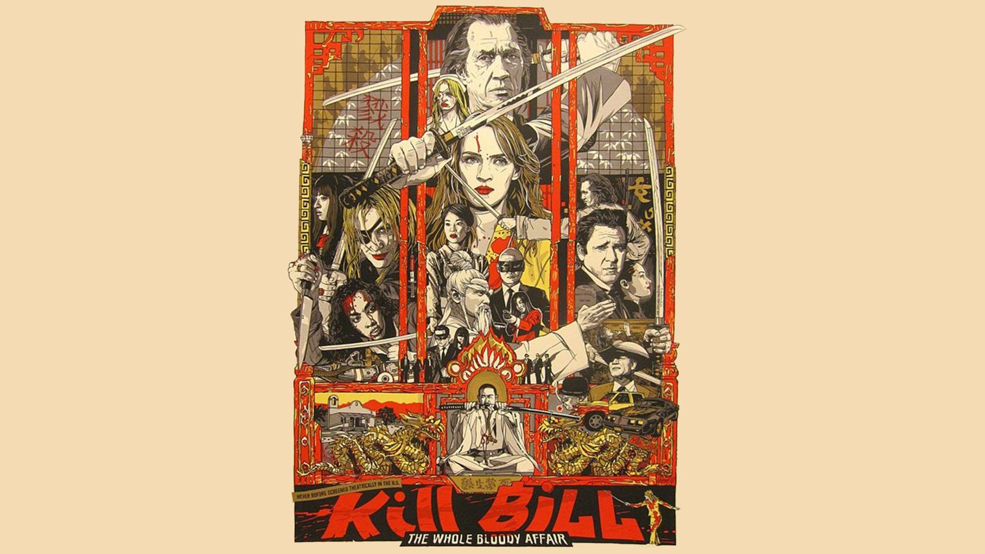 kill, Bill, Action, Crime, Martial, Arts, Comics, Poster Wallpaper