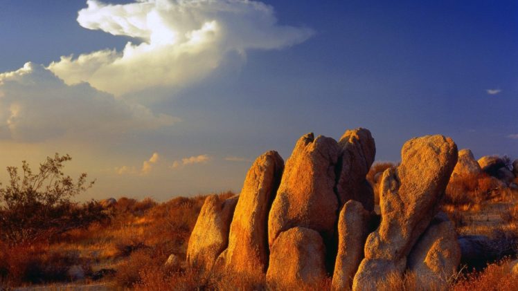 nature, California, Mojave, Desert, Skyscapes HD Wallpaper Desktop Background