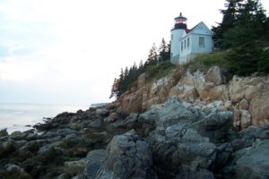 landscapes, Maine, Lighthouses