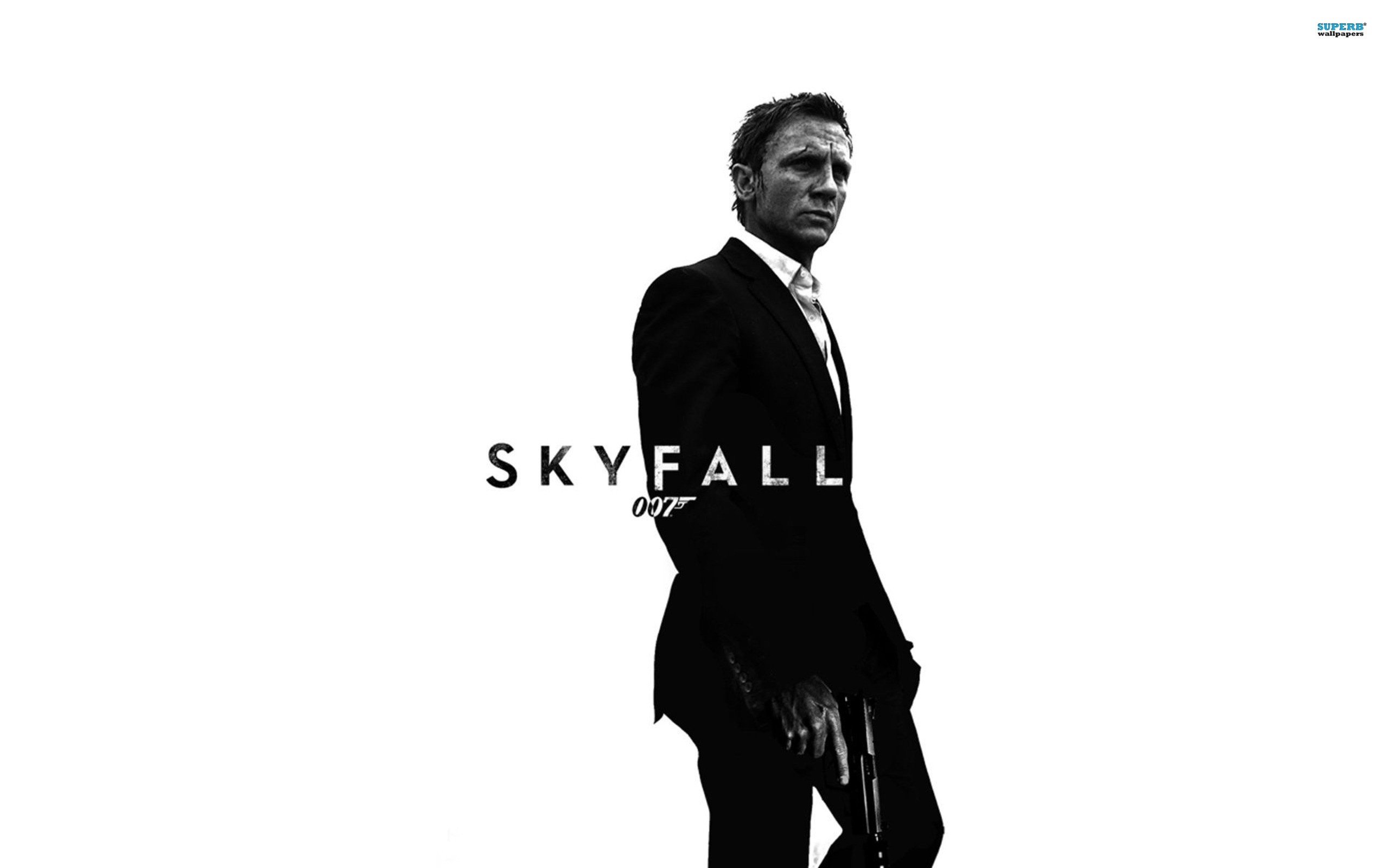 black, And, White, Movies, James, Bond, Daniel, Craig, Skyfall Wallpaper
