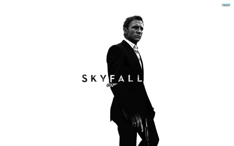 black, And, White, Movies, James, Bond, Daniel, Craig, Skyfall HD Wallpaper Desktop Background