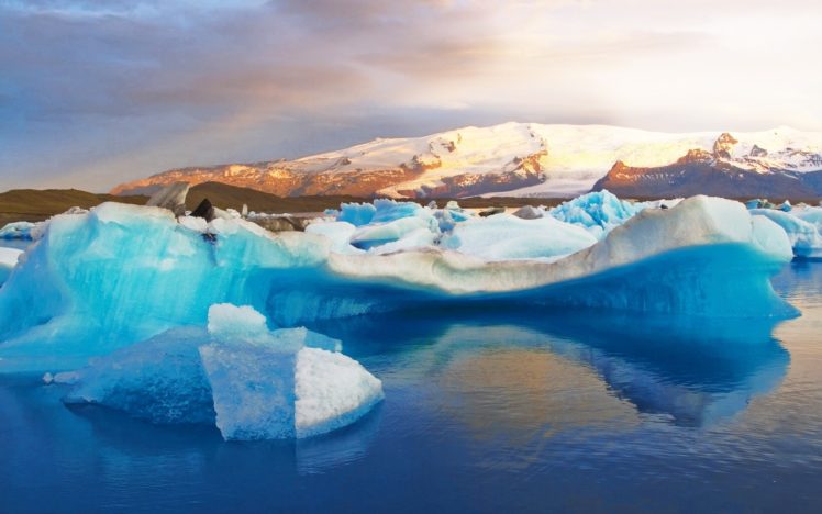 ice, Landscapes, Snow, Iceland, Sea HD Wallpaper Desktop Background