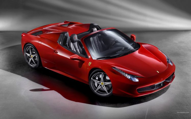 cars, Ferrari, Red, Cars, Ferrari, 458, Spider, Ferrari, 458 HD Wallpaper Desktop Background