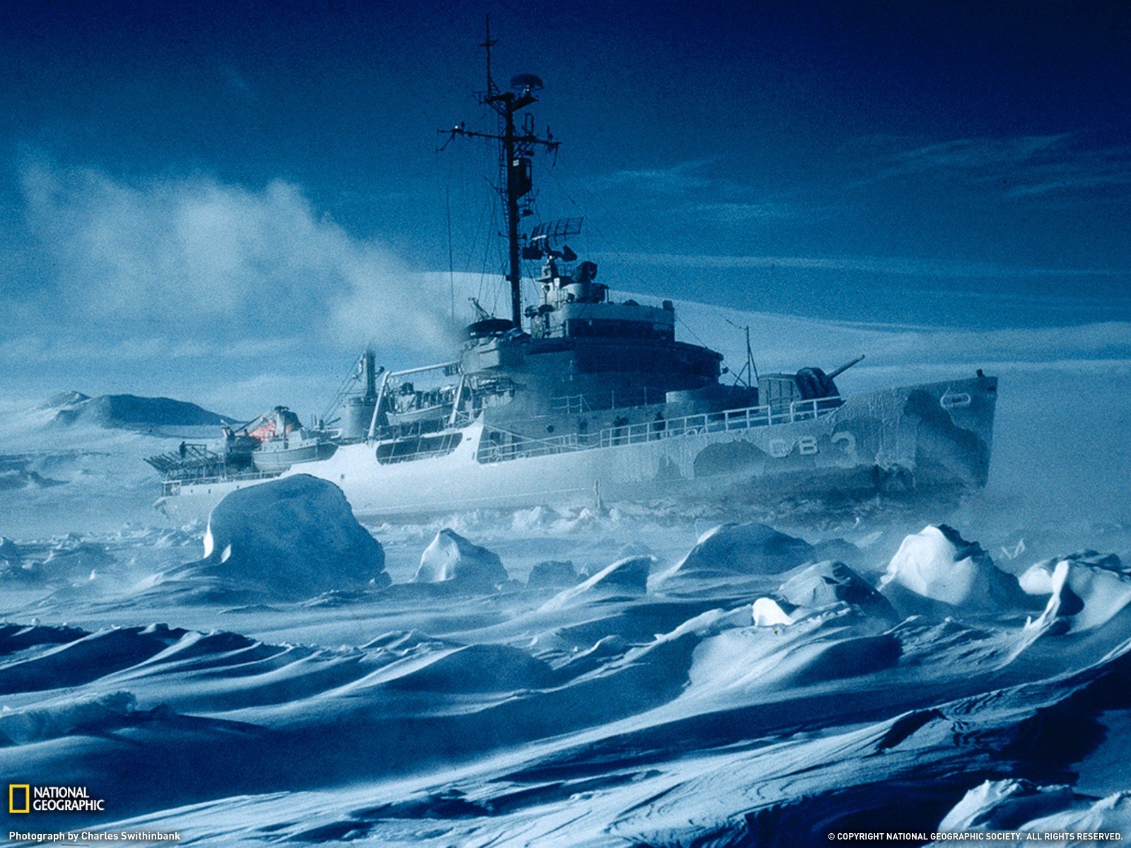 ice, Nature, Ships, National, Geographic, Antarctica, Icebreaker, Ships Wallpaper