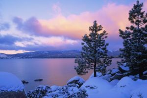 winter, Multicolor, Lake, Tahoe