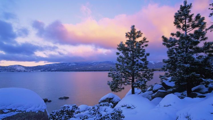 winter, Multicolor, Lake, Tahoe HD Wallpaper Desktop Background