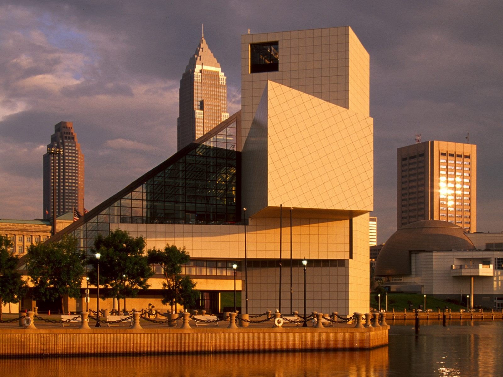 nature, Rocks, Roll, Ohio, Cleveland, Hall, Of, Fame Wallpaper