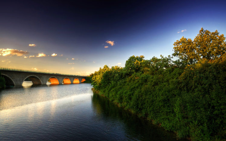 bridge, Over, The, River HD Wallpaper Desktop Background