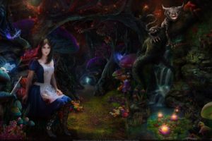 forests, Alice, Cheshire, Cat, American, Mcgees, Alice