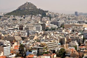 mountains, Cityscapes, Greece, Athens, City, Skyline