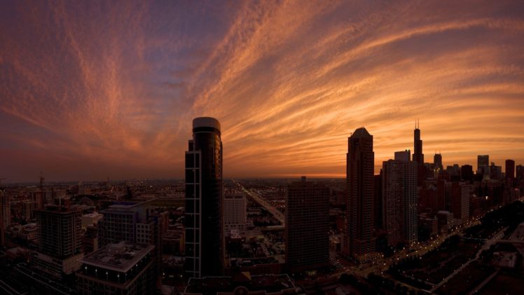 sunset, Cityscapes, Skyscapes HD Wallpaper Desktop Background