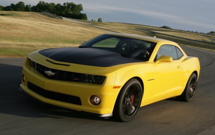 cars, Sports, Cars, Yellow, Cars, Race, Tracks, Chevrolet, Camaro, 1le HD Wallpaper Desktop Background