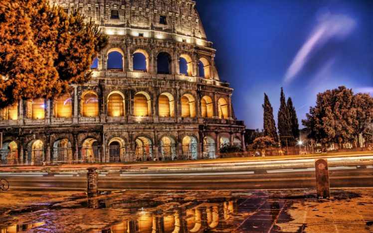 rome, Colosseum, Hdr, Photography HD Wallpaper Desktop Background