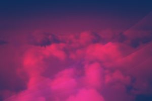 clouds, Red, Pink