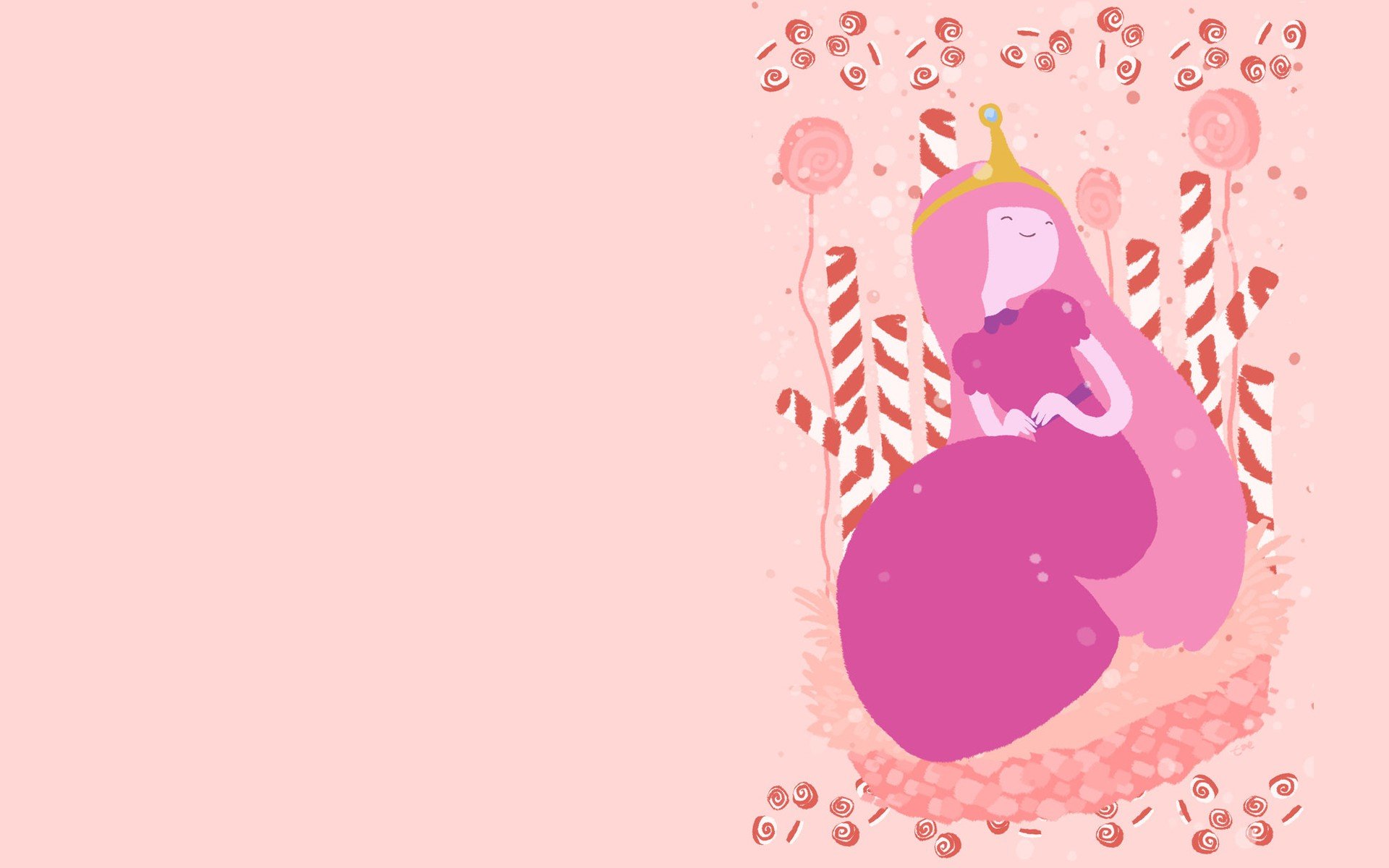adventure, Time, Princess, Bubblegum Wallpaper