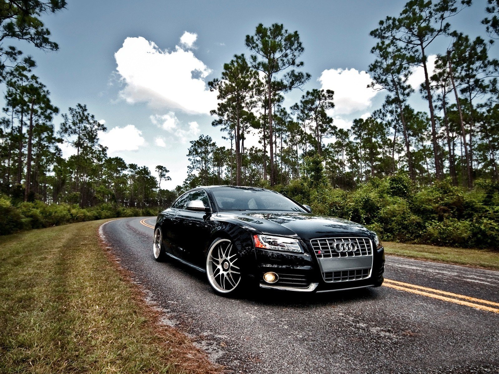 cars, Audi, Roads, Audi, S5, Black, Cars Wallpaper