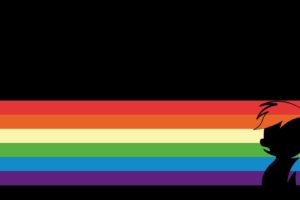 minimalistic, Rainbow, Dash