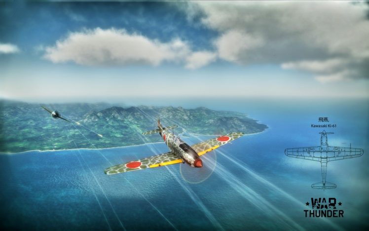 kawasaki, War, Thunder, World, Of, Planes HD Wallpaper Desktop Background