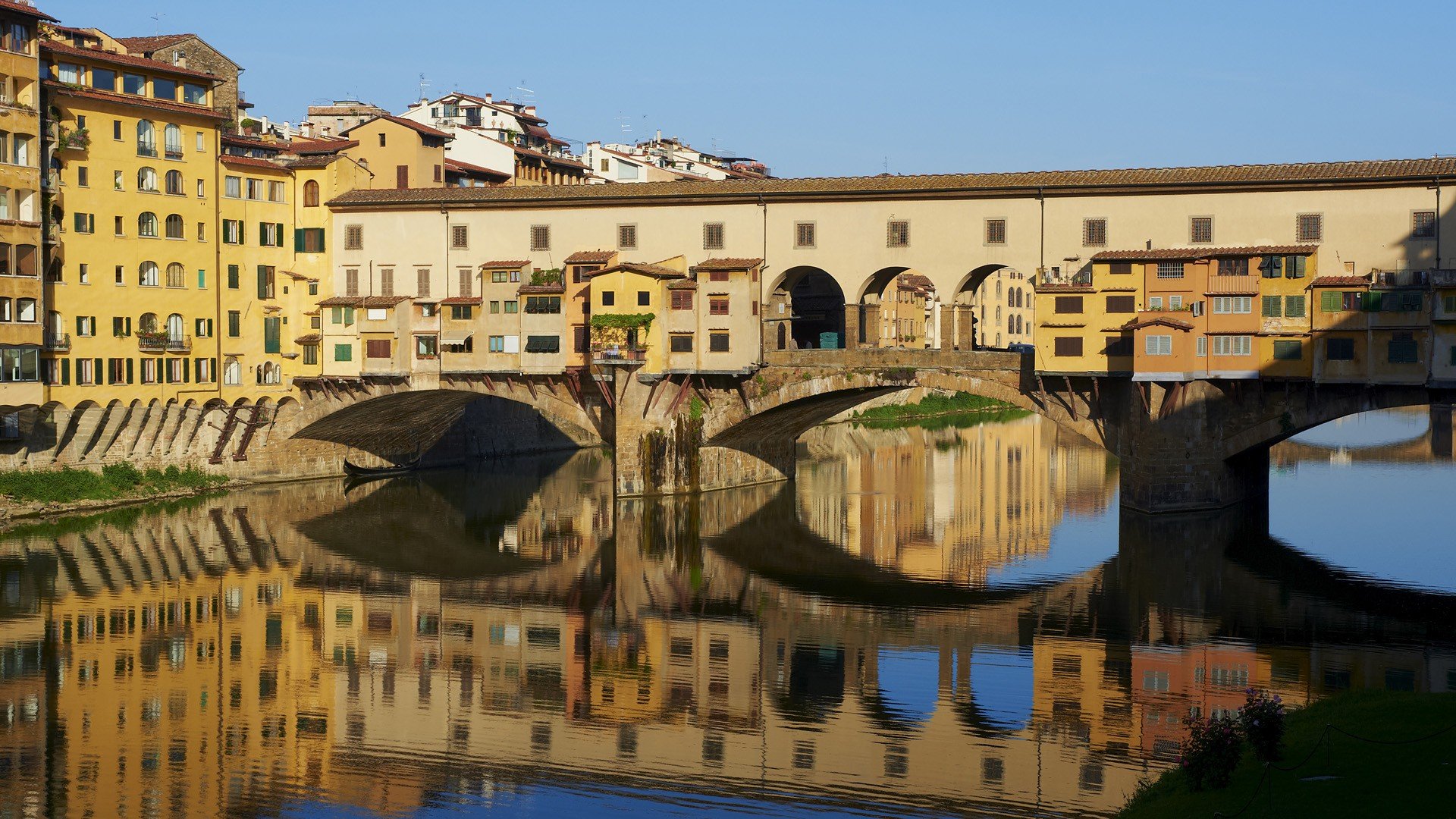 bridges, Italy, Florence, Ponte, Vecchio, Rivers Wallpaper