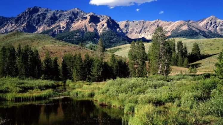 landscapes, Nature, Idaho, Rocky, Mountains HD Wallpaper Desktop Background