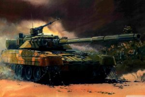 tank, Painting wallpaper 2560x1600