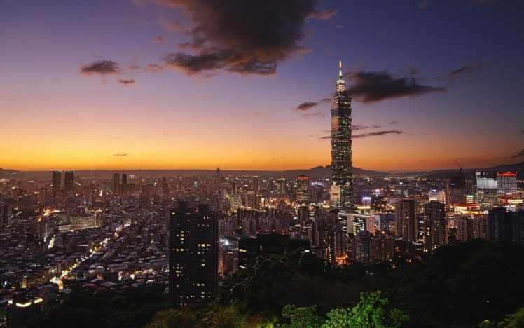 landscapes, Cityscapes, Towns, Skyscrapers, Taipei, City, Skyline, Taipei, 101 HD Wallpaper Desktop Background
