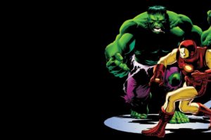 hulk,  comic, Character , Iron, Man, Comics