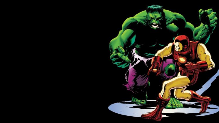 hulk,  comic, Character , Iron, Man, Comics HD Wallpaper Desktop Background