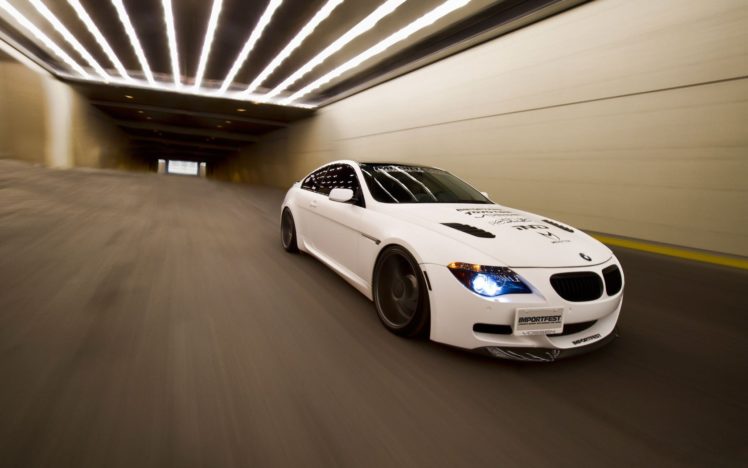bmw, Cars, Tunnels, Tuning, White, Cars, Bmw, M6 HD Wallpaper Desktop Background