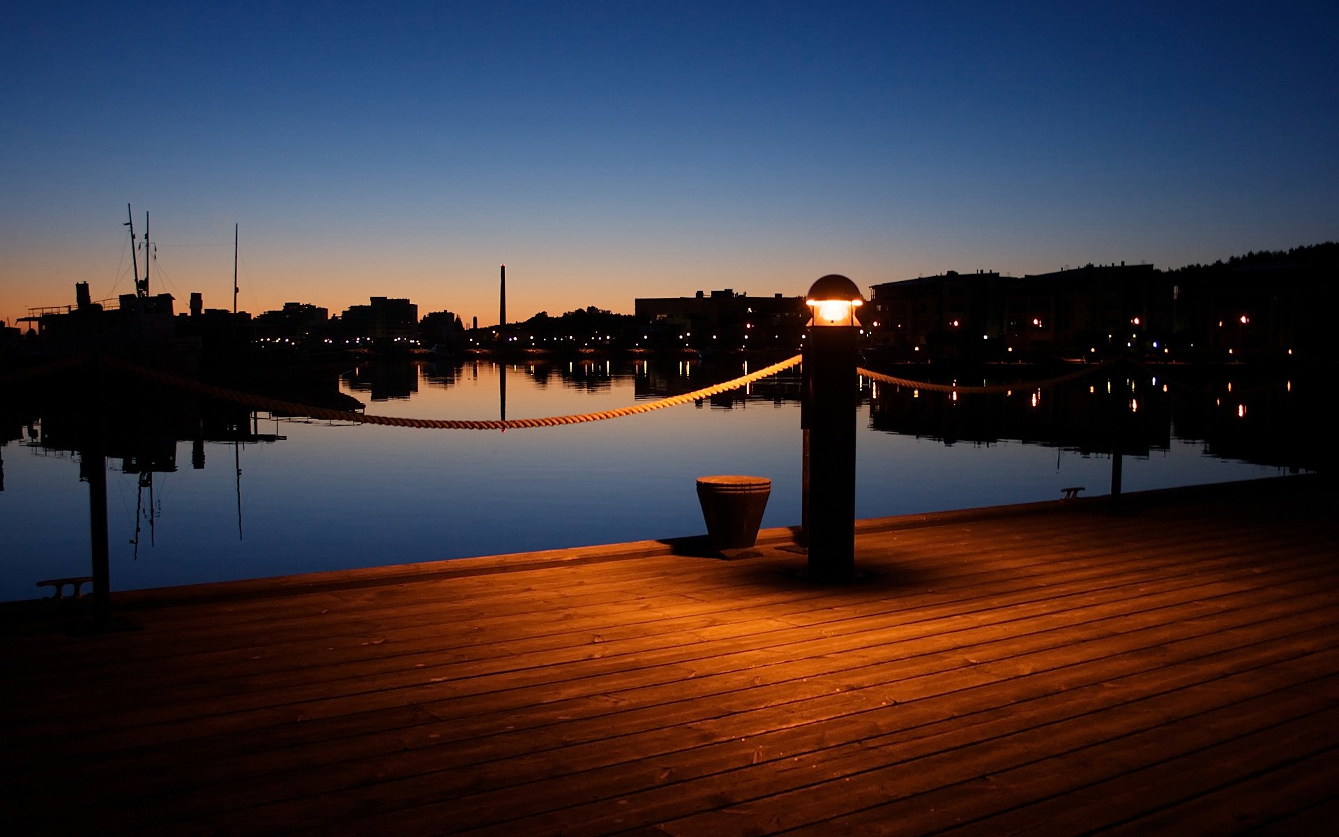 sunset, Piers, Harbours Wallpaper