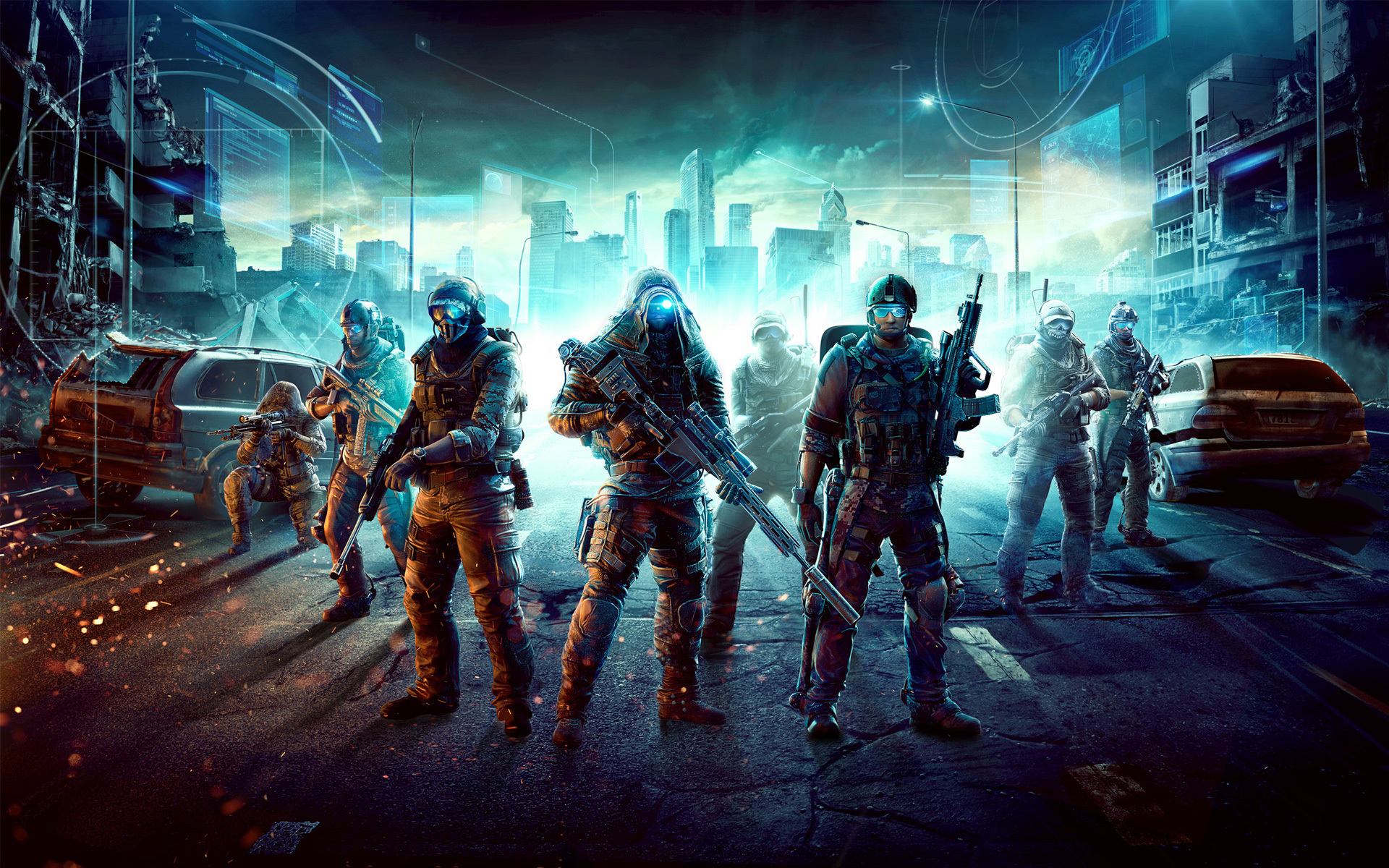 ghost recon, Ghost, Recon, Games, Video games, Warriors, Soldiers, Weapons, Guns Wallpaper