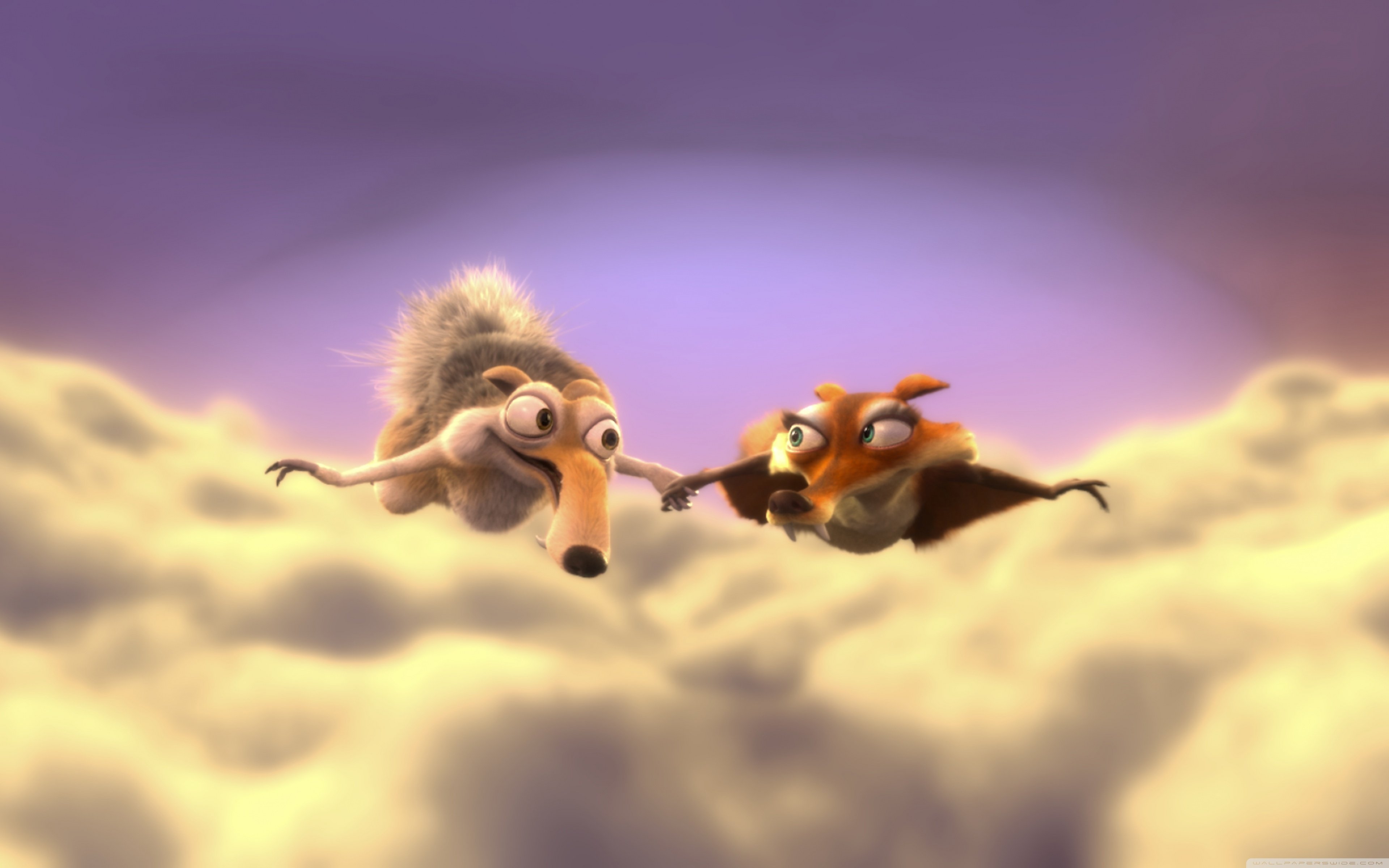 ice, Age, 3, Dawn, Of, The, Dinosaurs, Scrat, And, Scratte wallpaper 3840x2400 Wallpaper