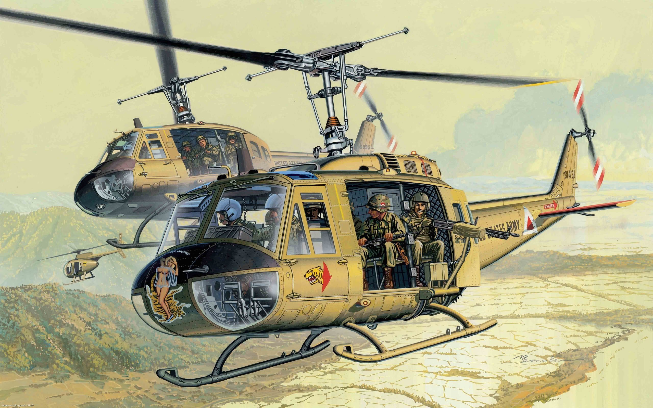 military, Artistic, Vehicles, Aircraft, Helicopter, Soldiers, Warriors, Weapons, Guns, Flying Wallpaper