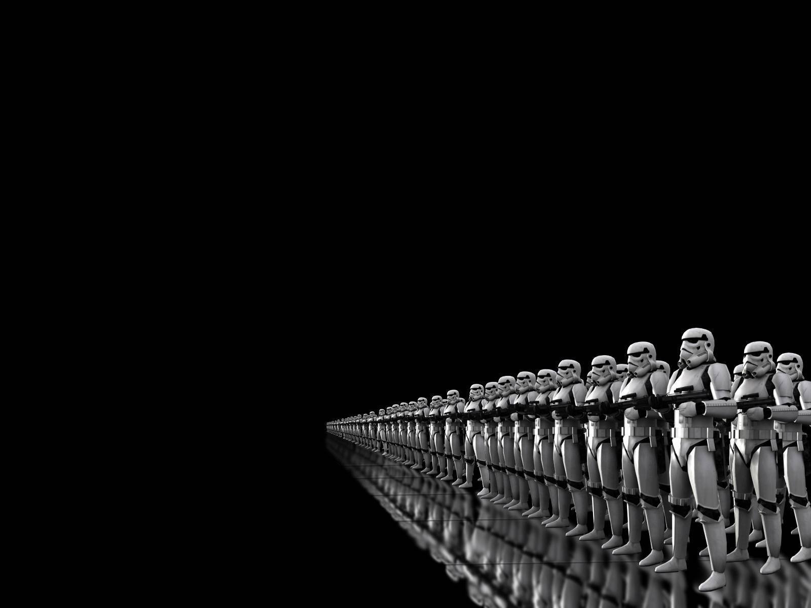 star, Wars, Stormtroopers, Black, Background Wallpaper