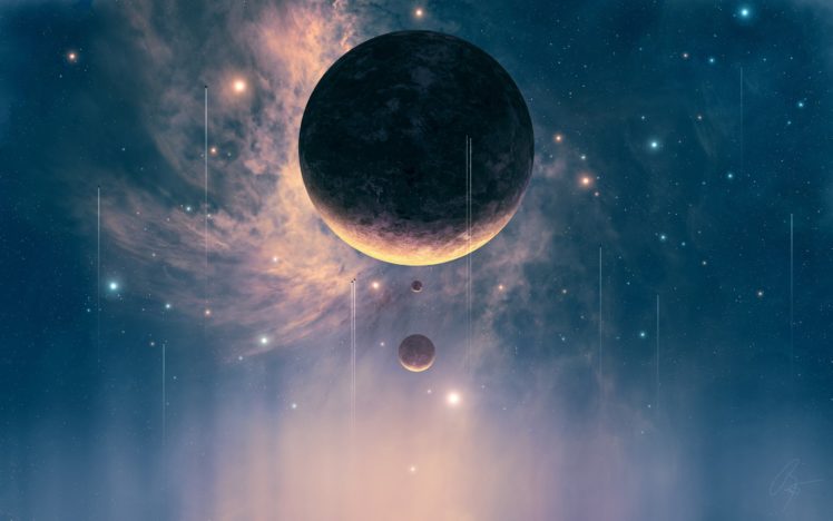 outer, Space, Stars, Planets, Joejesus, Josef, Barton HD Wallpaper Desktop Background
