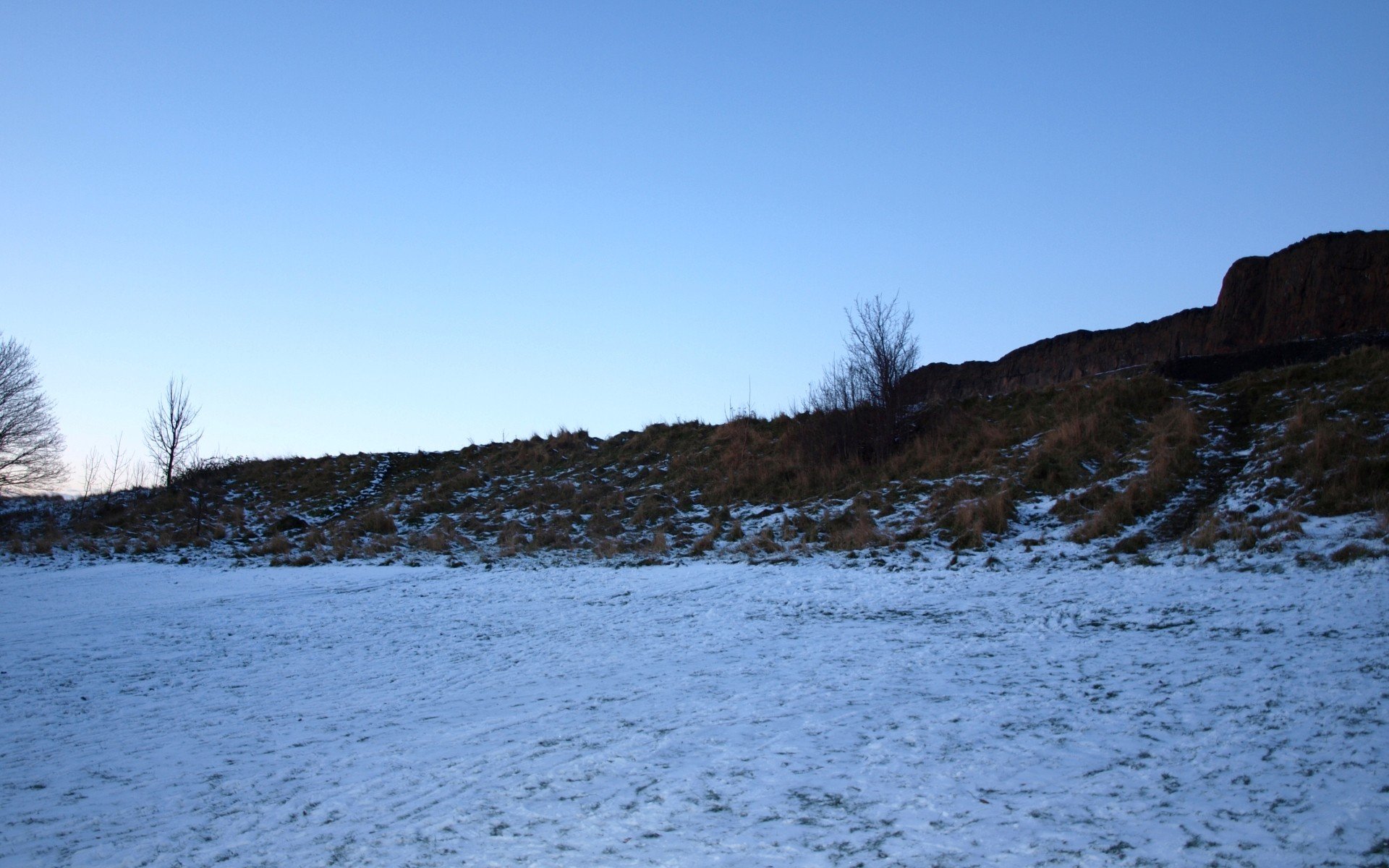 landscapes, Nature, Winter, Snow, Fields, Hills, Scotland Wallpaper