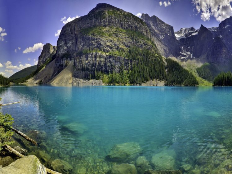 mountains, Clouds, Landscapes, Nature, Lakes HD Wallpaper Desktop Background