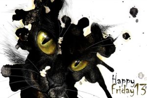 black, Dark, Cats, Friday, The, 13th