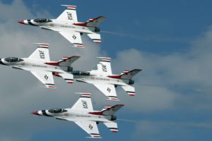 airplanes, F 16, Fighting, Falcon, Jet, Aircraft, Widescreen, Usaf, Thunderbirds, Thunderbirds