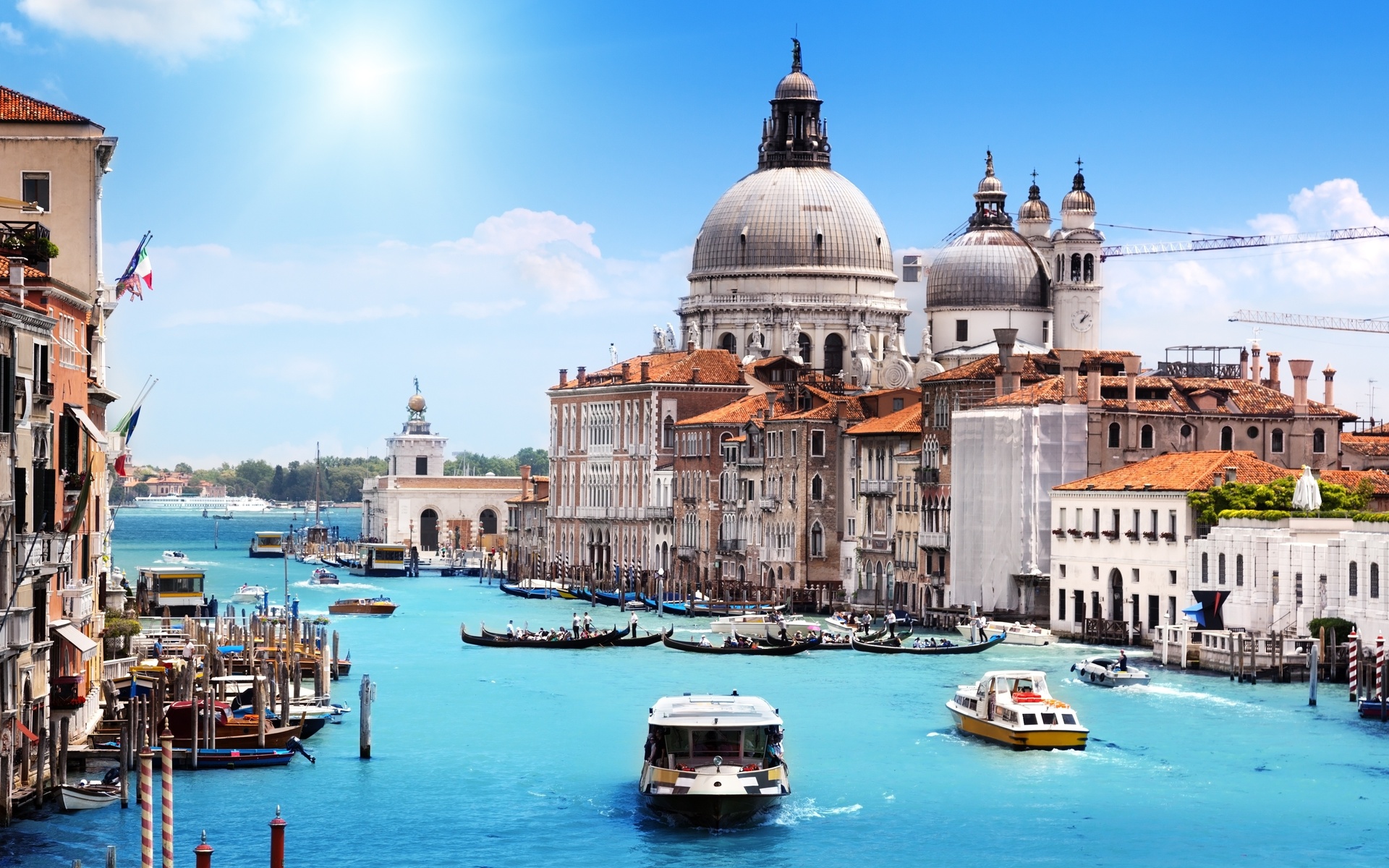 venice, Italy, Places, Architecture, Buildings, Scenic, Rivers, Canals, Boats Wallpaper