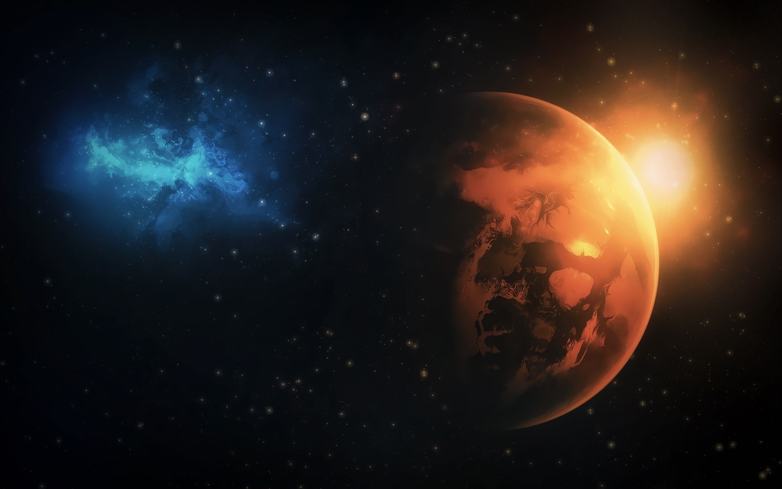 outer, Space, Earth, Galaxy Wallpaper